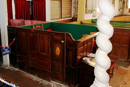 Whitby St. Mary - Detail of Box Pews 